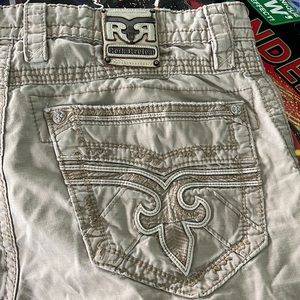 Rock Revival Tan Short Size 36